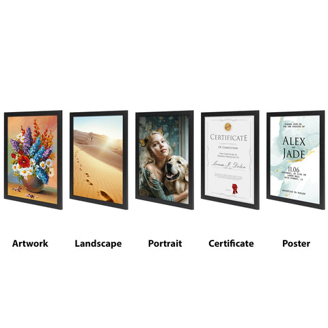 HORLIMER frame holding a certificate in an office for professional presentation benefit