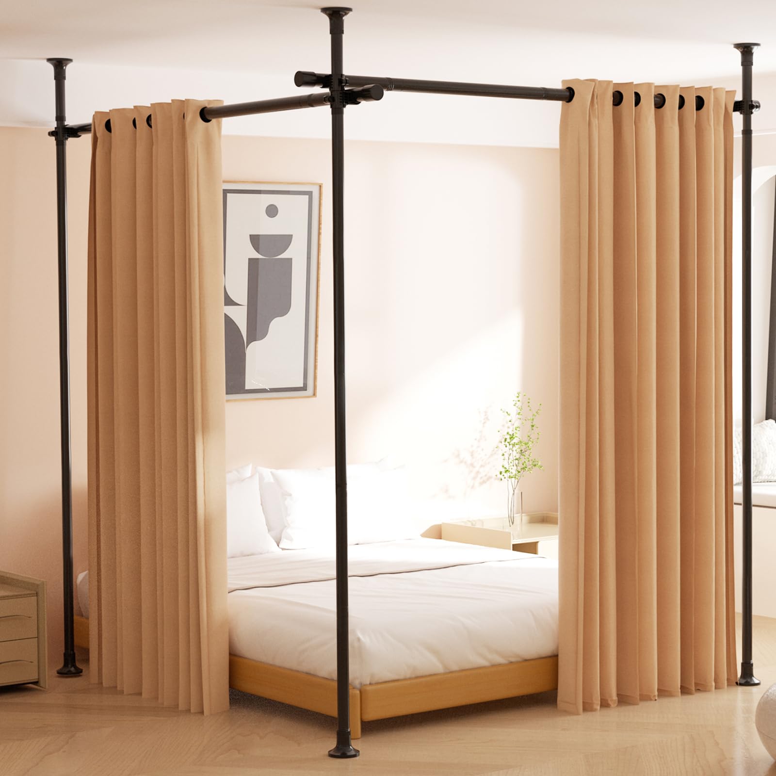 HORSE SECRET front view of assembled rod showing clean divider installation benefit