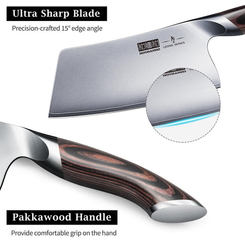 HOSHANHO handle detail displaying ergonomic grip for reduced hand fatigue