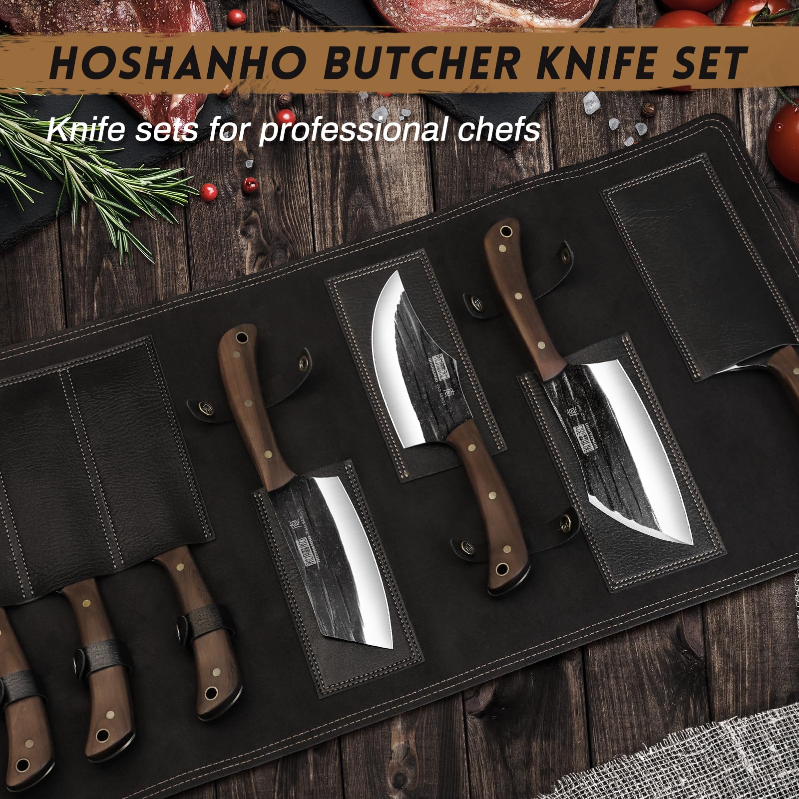 HOSHANHO fillet knife bending slightly over fish for precise clean filleting
