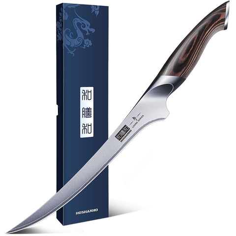 HOSHANHO front blade view showing thin profile and precise slicing