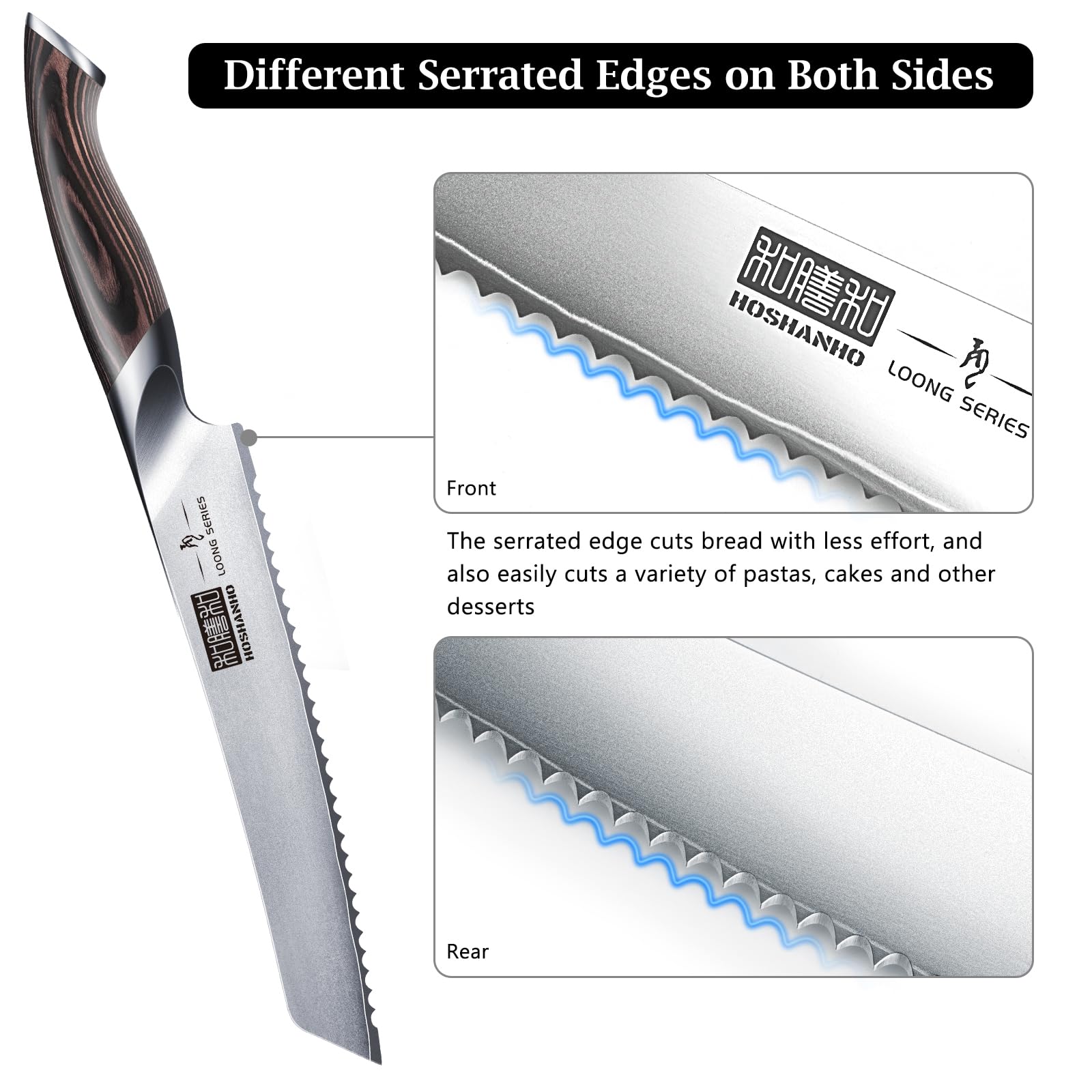 HOSHANHO ergonomic handle close-up offering comfortable secure grip for repeated use