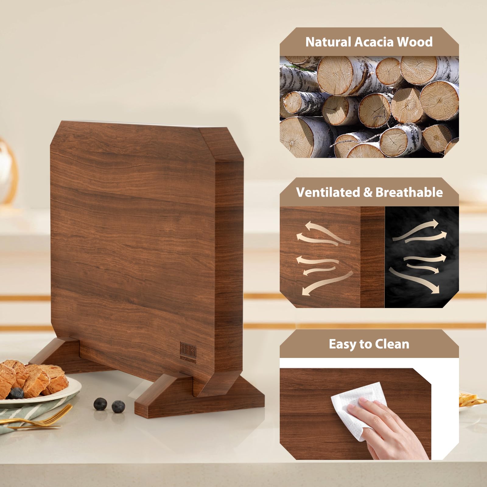 HOSHANHO in use on kitchen counter providing quick-access convenience