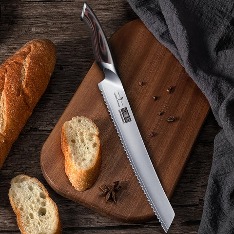 HOSHANHO blade label and steel stamp highlighting Japanese steel durability benefits