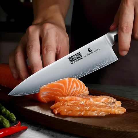 HOSHANHO knife packaging and stand presenting gift-ready presentation and protection benefit