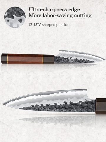 HOSHANHO octagonal handle profile demonstrating ergonomic grip and balance