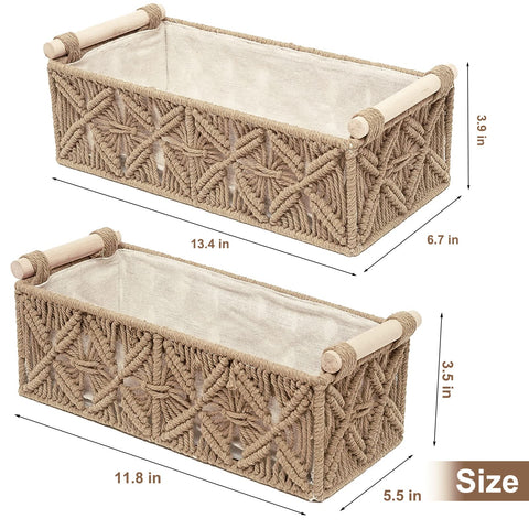 HOSROOME top view of basket filled with toiletries demonstrating easy access and neat storage