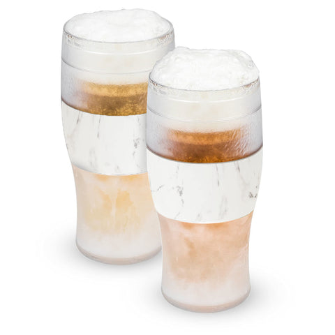 Host marble pint front view showing set of two and cooling benefit