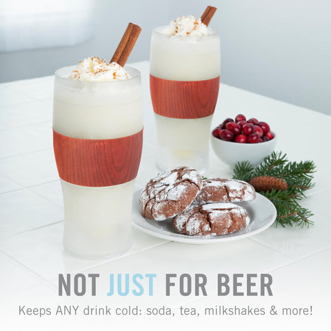Host Freeze tumblers upside down in freezer demonstrating preparation