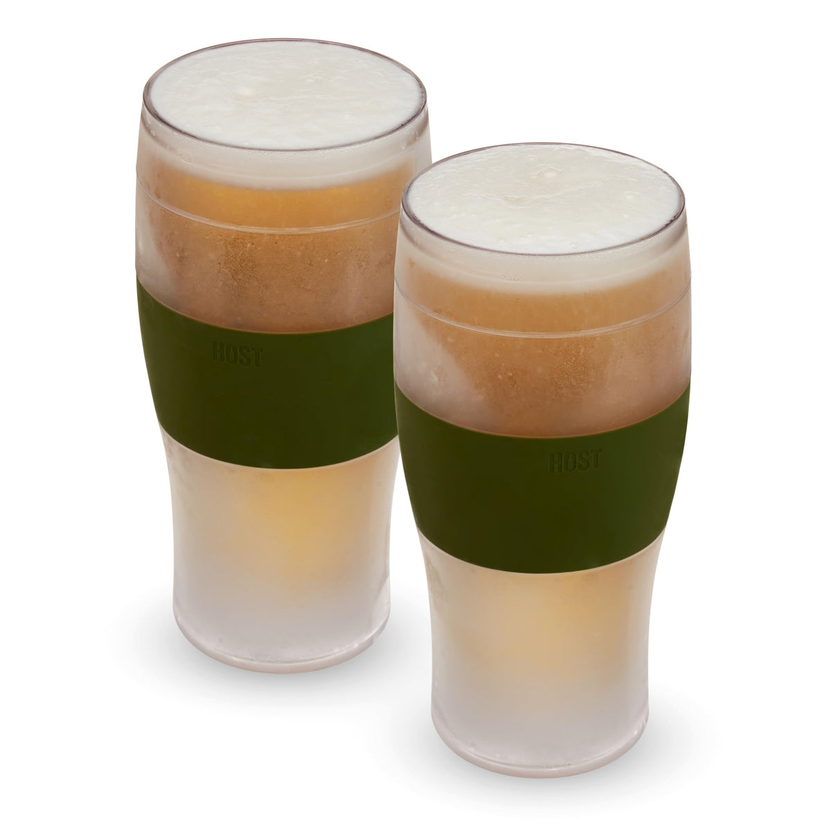 Host olive front view showing 16oz freezable pint and chilled advantage