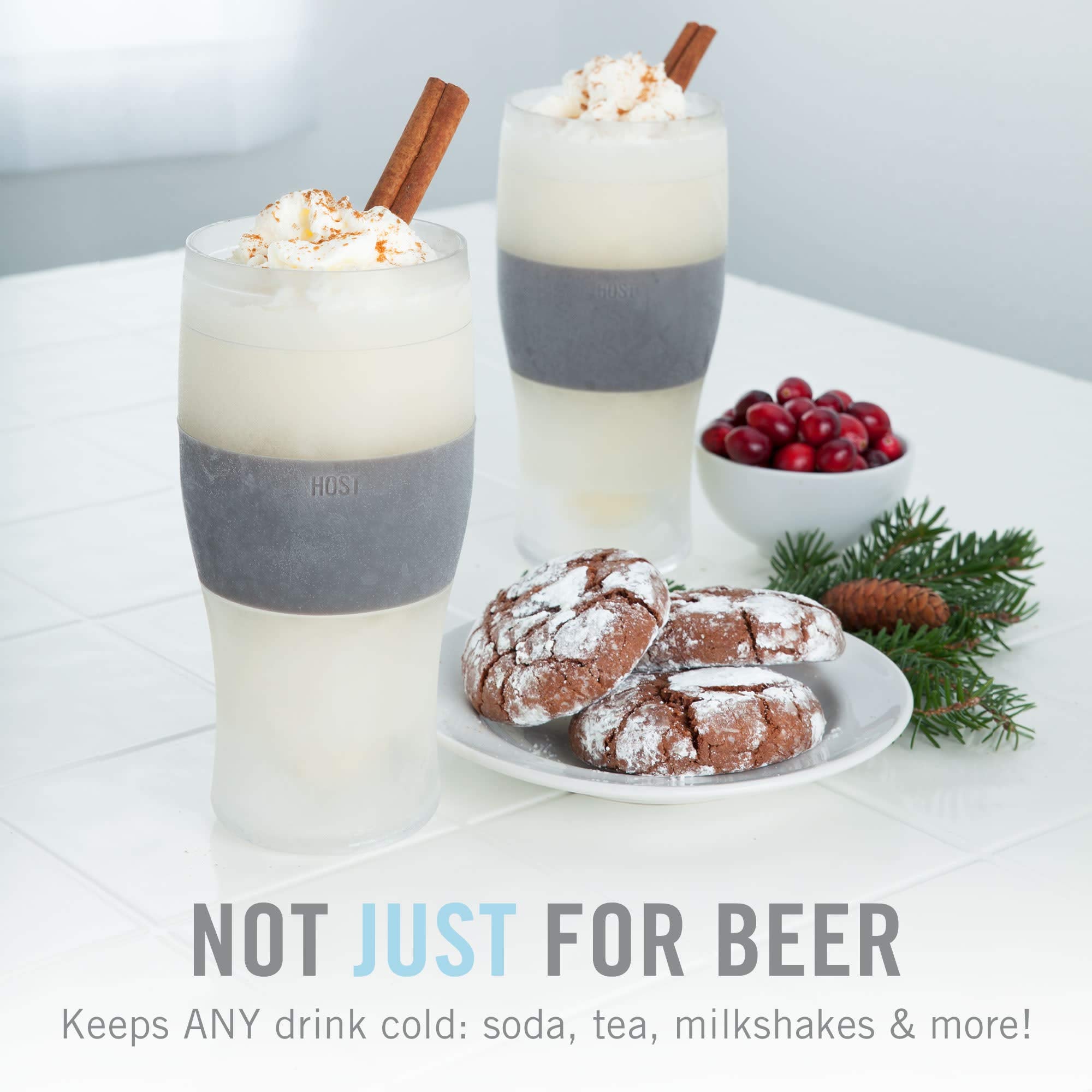 Host two-pack display in olive, great gift for beer lovers benefit
