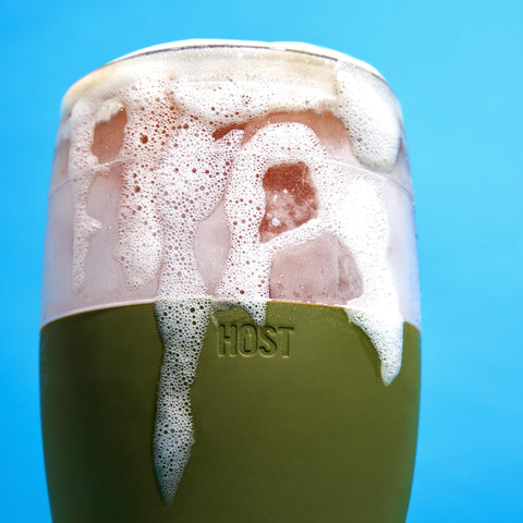 Host frozen cups upside down in freezer showing easy preparatory step