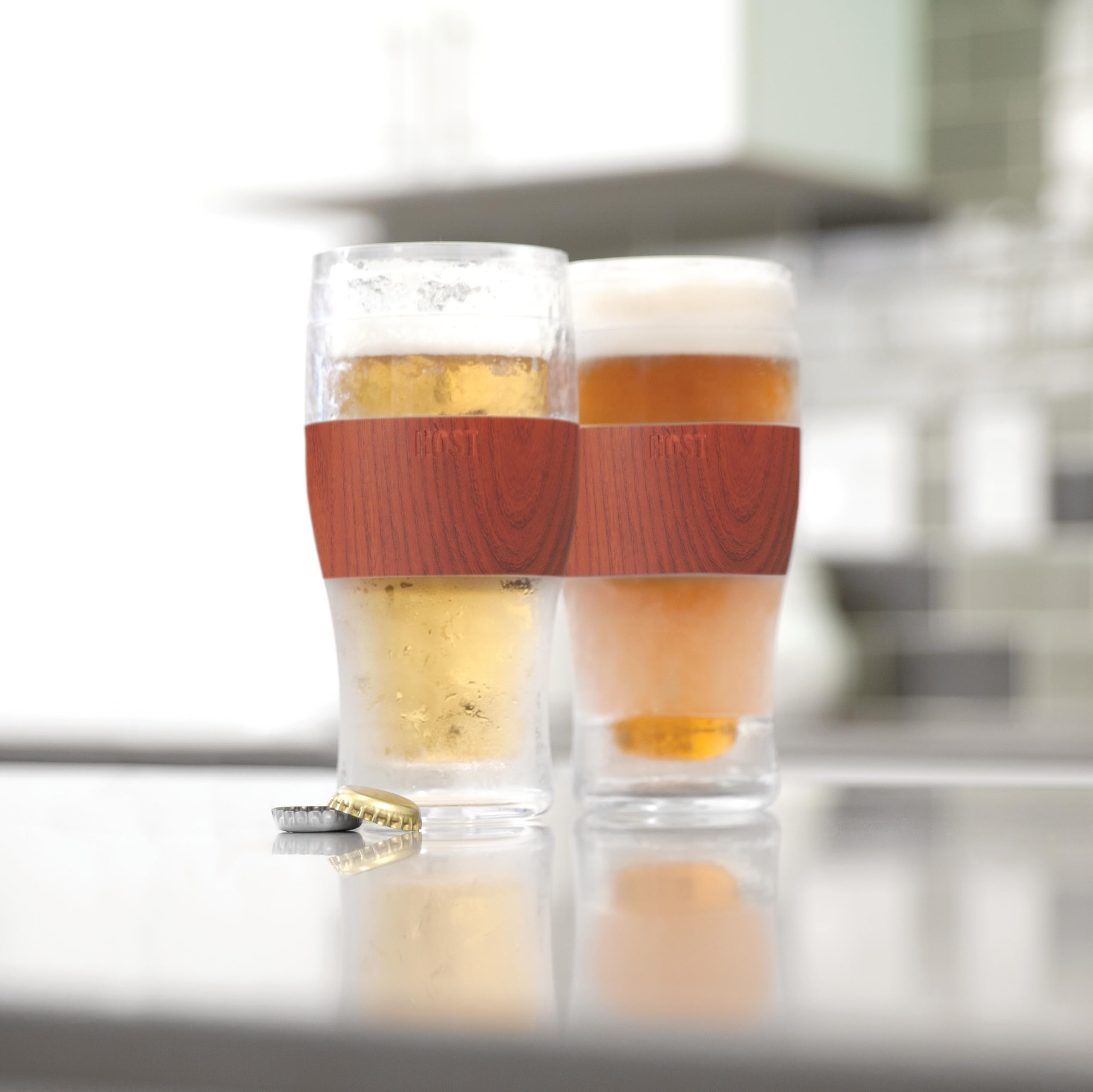 Host Freeze beside ruler showing 16oz size for portion clarity