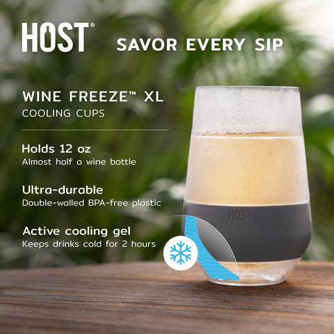 Host Freeze XL close-up of silicone grip band for secure handling and no condensation