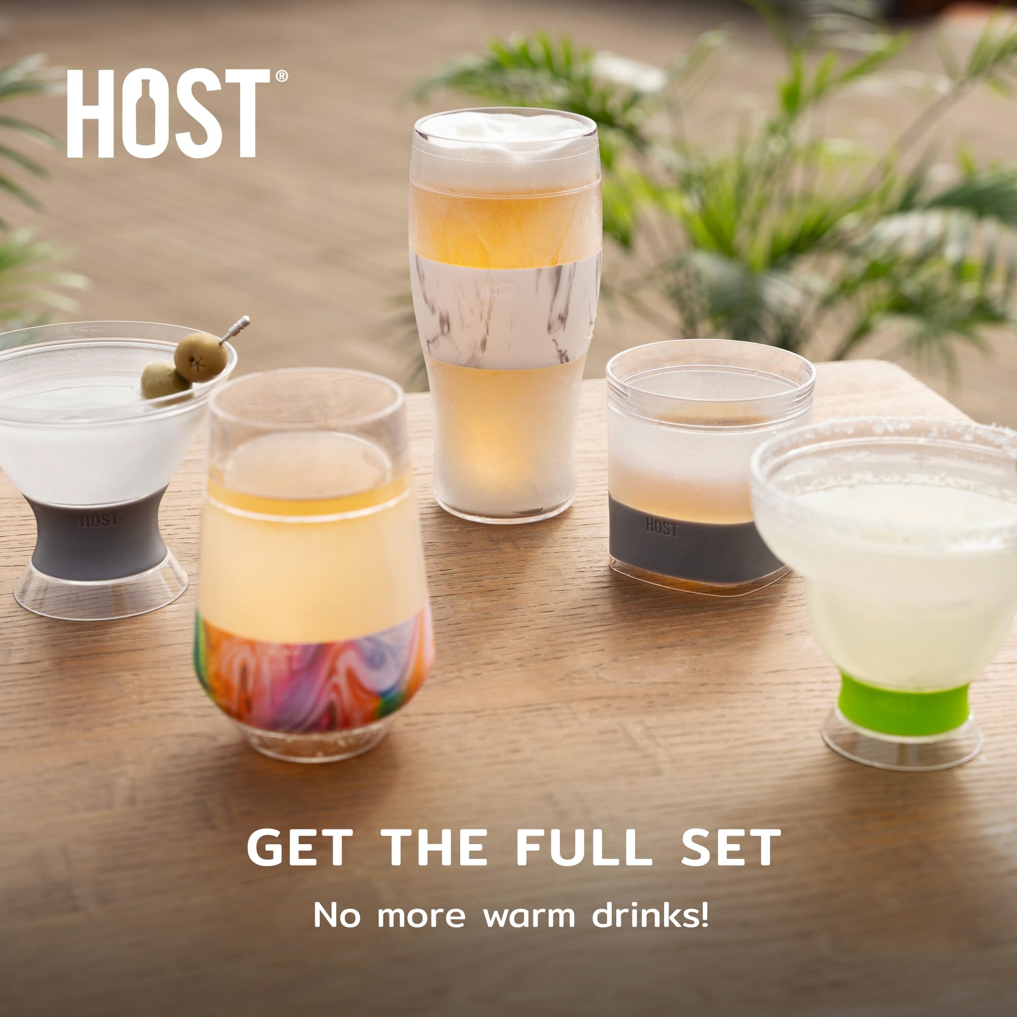 Host Freeze XL placed in freezer ready to chill and store cold for later use