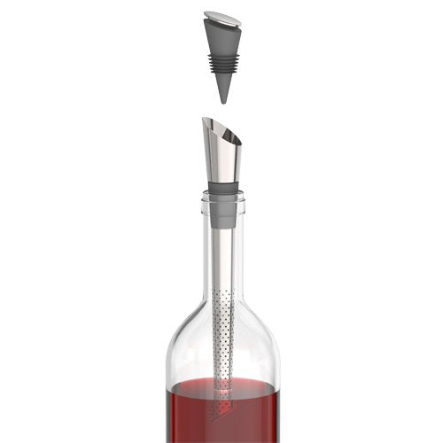 Host stainless-steel finish texture highlighting durable, dishwasher-safe construction