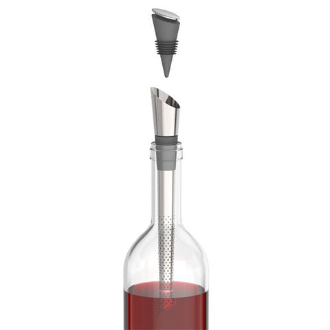 Host stainless-steel finish texture highlighting durable, dishwasher-safe construction