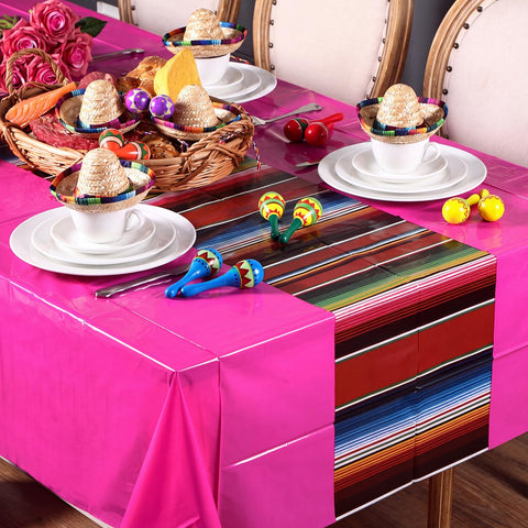 Hosuly comparing cut-to-fit tablecloth size, flexible trimming for custom tables