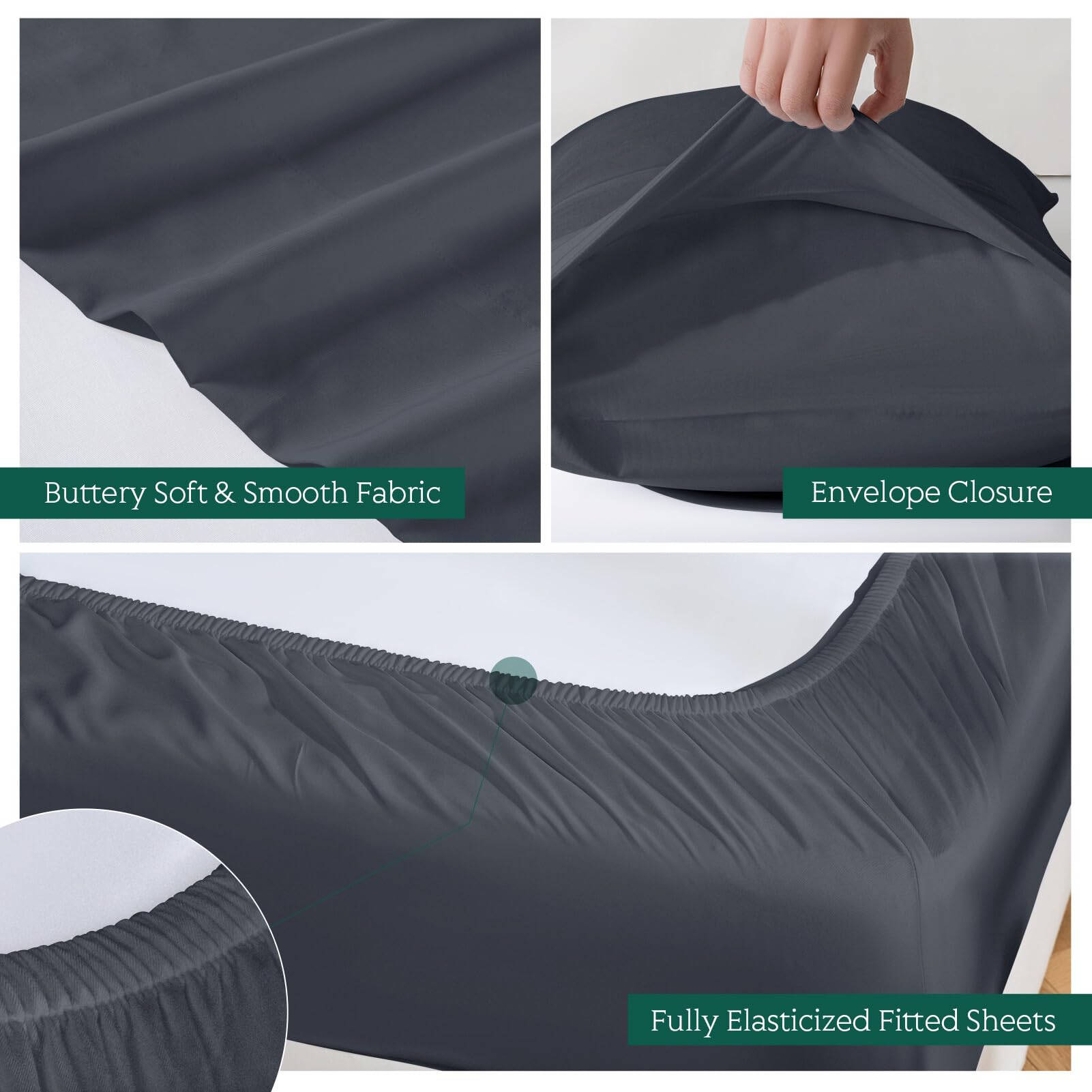 HOT SLEEPER SHEETS on a made queen bed illustrating breathable comfort