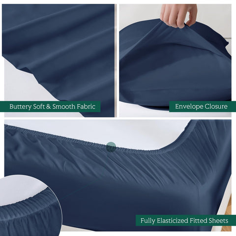HOT SLEEPER SHEETS envelope-style pillowcase detail showing neat closure and comfort