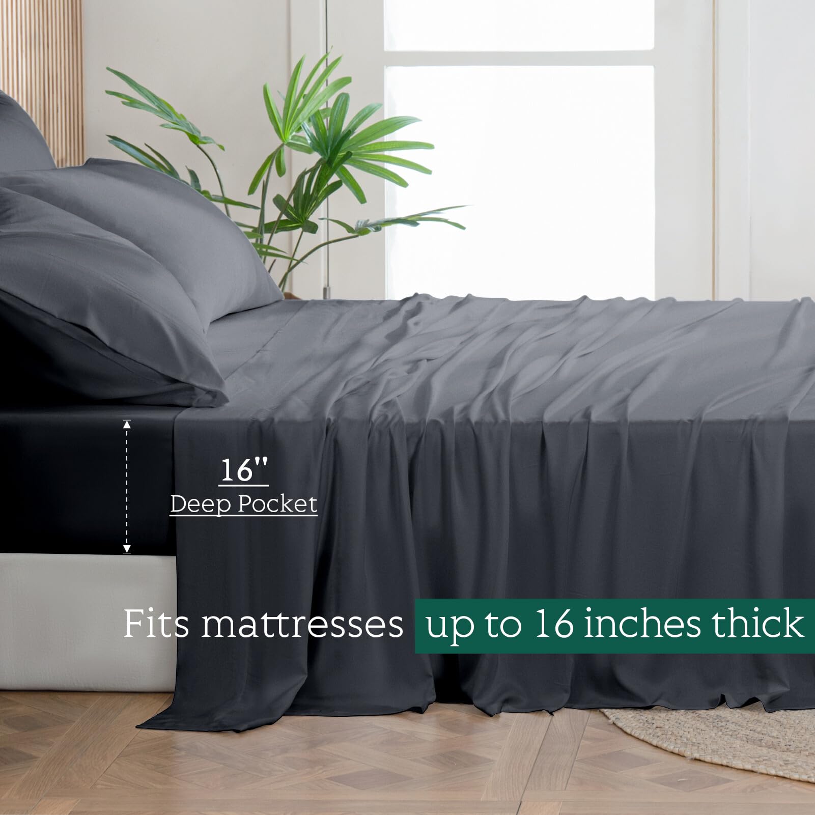 HOT SLEEPER SHEETS close-up of sateen weave texture for silky comfort