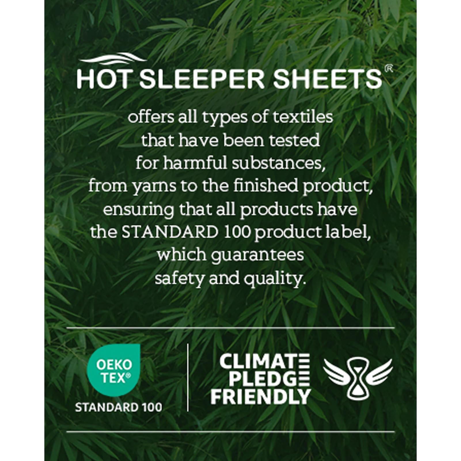 HOT SLEEPER SHEETS next to mattress topper showing secure fit advantage