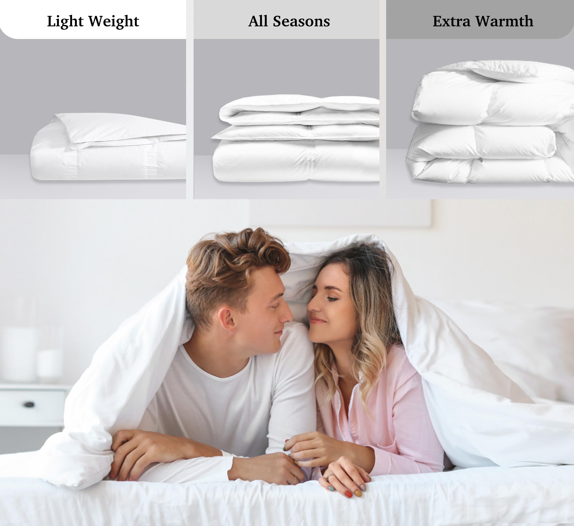 Hotel Grand certification labels close-up showing OEKO‑TEX and ADFC benefits