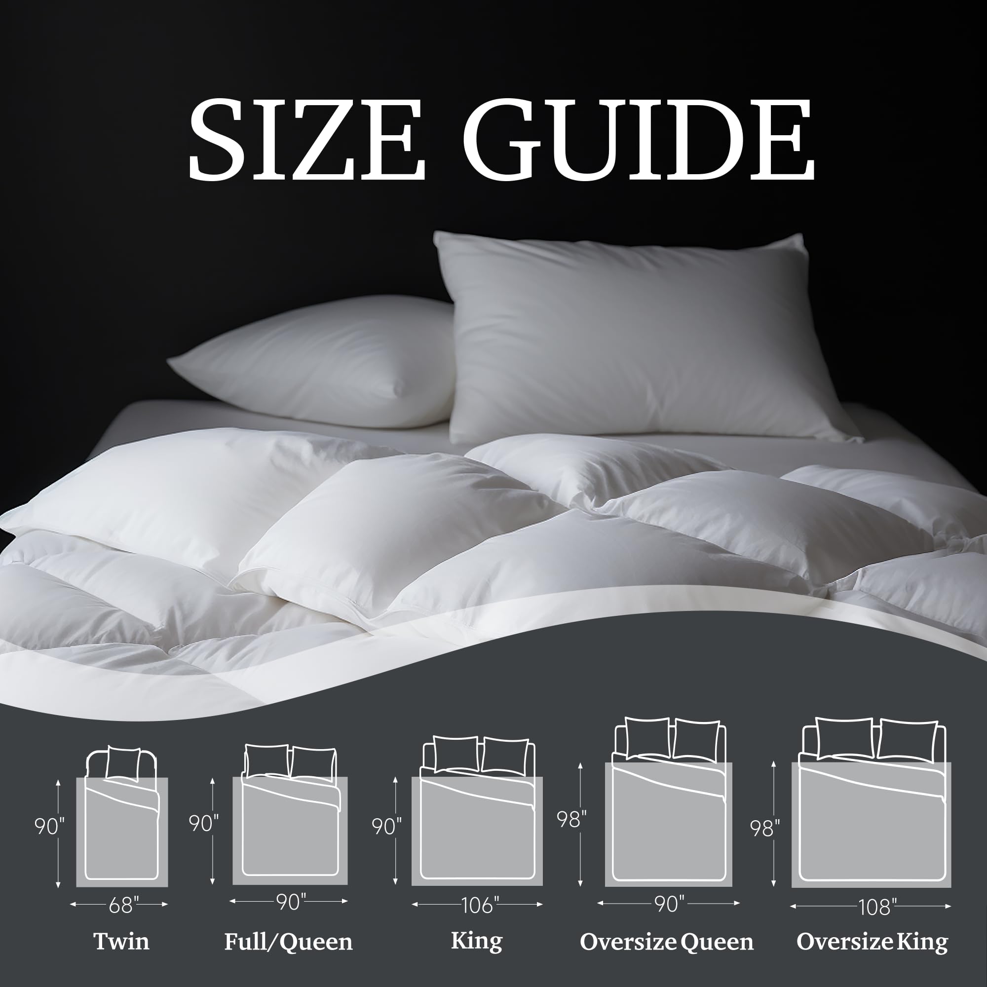 Hotel Grand cotton shell close-up highlighting down-proof fabric and breathability benefit: reduced leakage