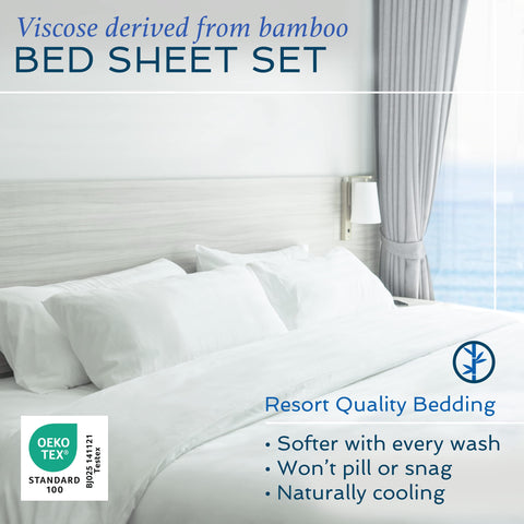 Hotel Sheets Direct flat sheet detail displaying smooth texture and elegant sheen