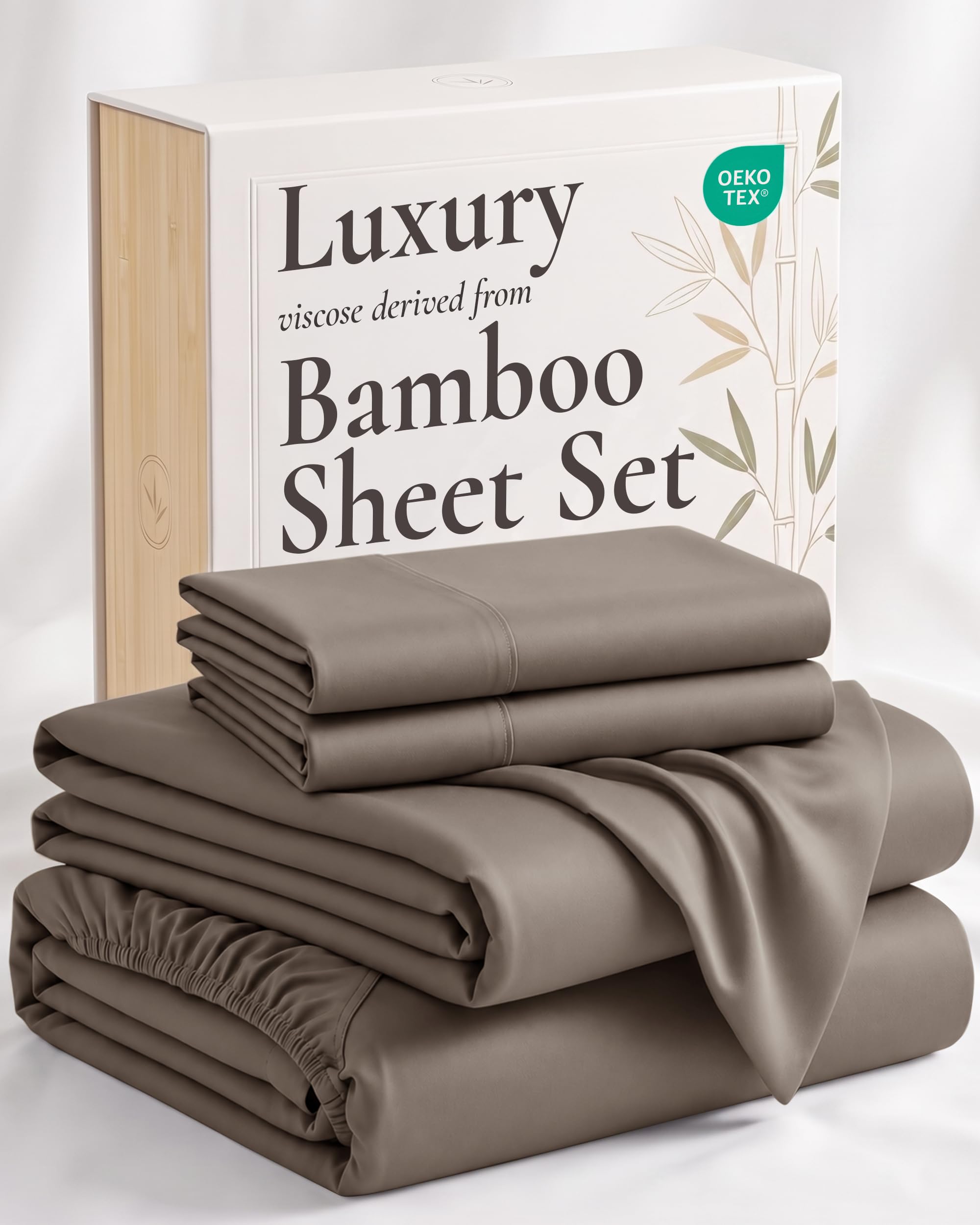 Hotel Sheets Direct front view of king sheet set, shows neat hotel-ready styling and comfort
