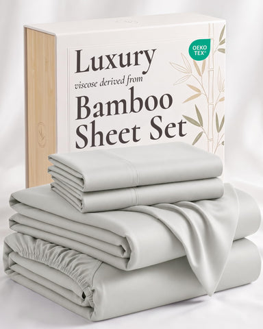 Hotel Sheets Direct king set front view showing neat hotel-style presentation and comfort