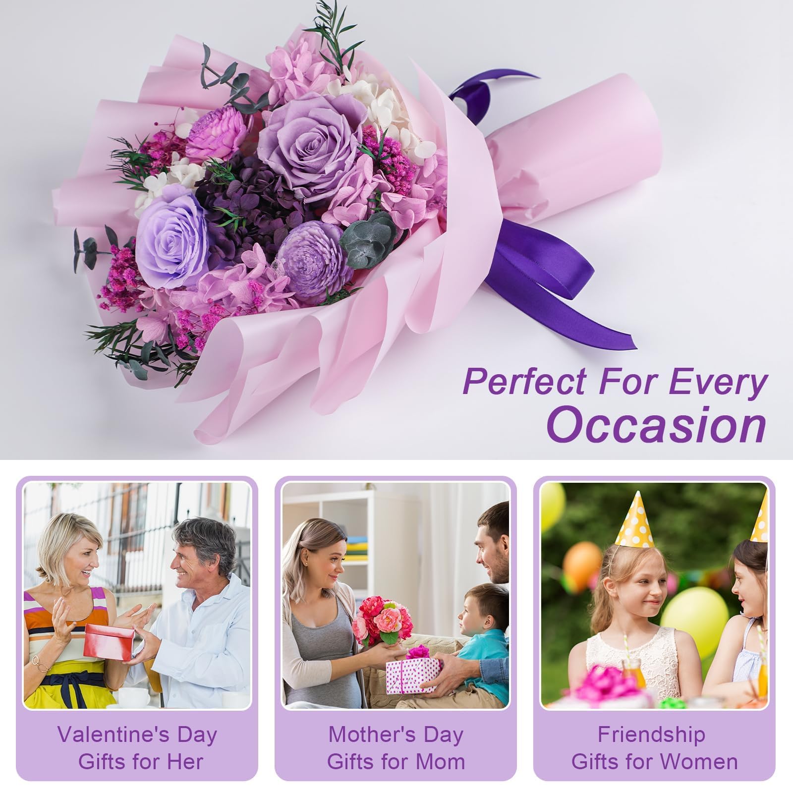 HOTKBO bouquet styled on a vanity with mirror benefit: instant decorative accent for rooms