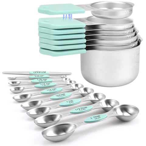 HOUJIP front view of full 16-piece set showing organized storage and benefit of completeness