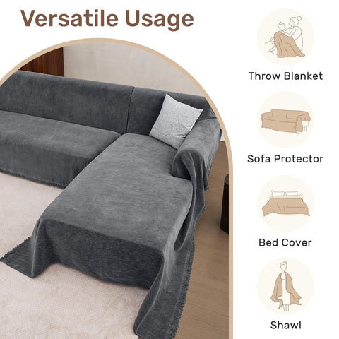 Houmiggle rolled covers for size comparison showing XL dimensions and portability