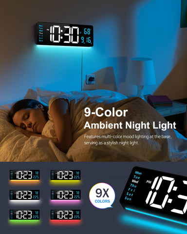 Hournor slim side profile mounted on wall demonstrating low-profile design