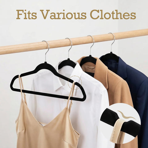 HOUSE DAY hangers neatly arranged in closet maximizing wardrobe space