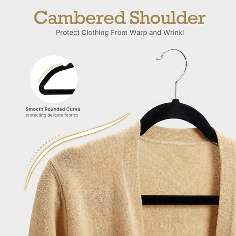 HOUSE DAY ultra-thin side profile saving space compared to bulky hangers