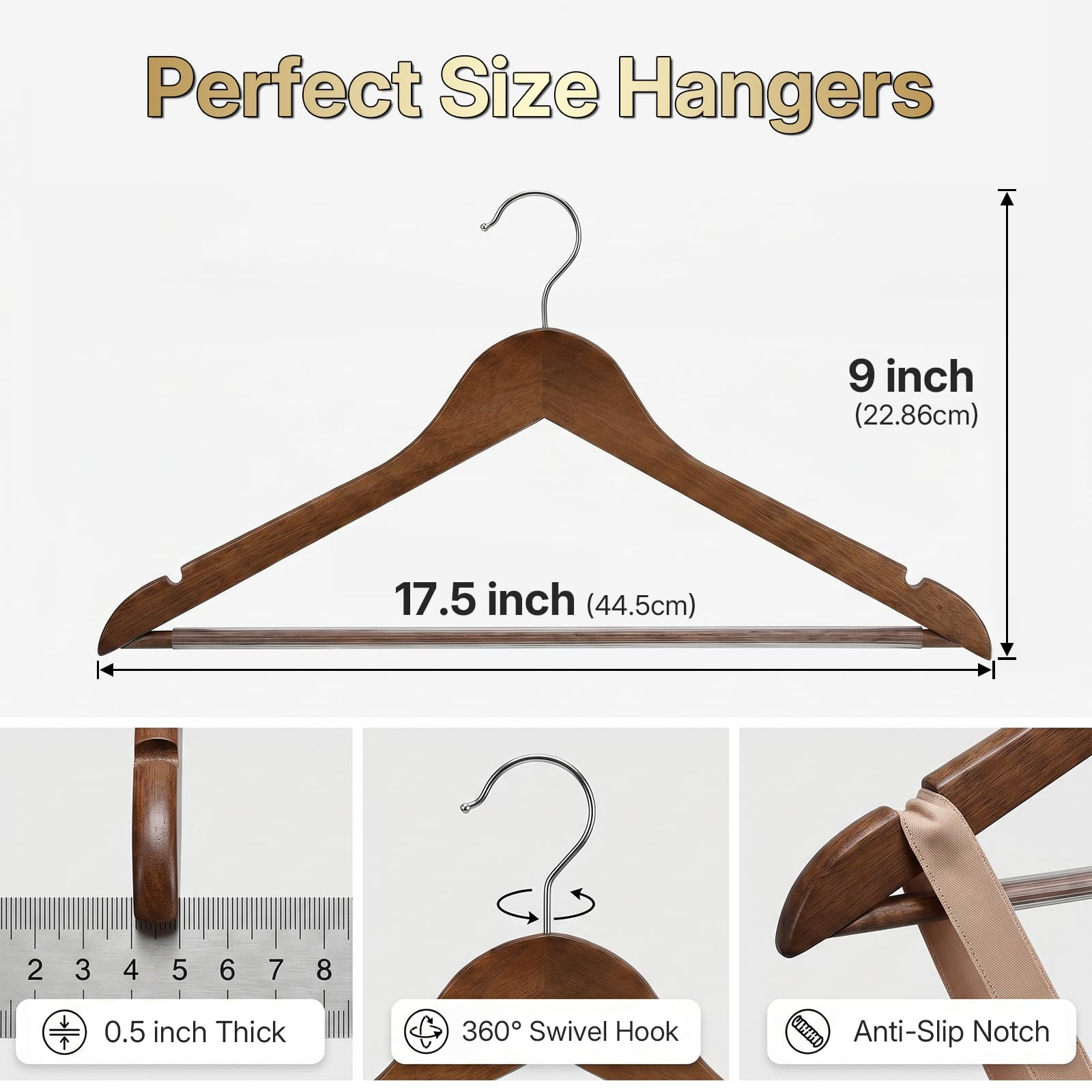 HOUSE DAY wardrobe scene with hangers improving closet organization visually