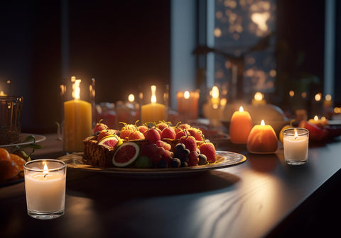 Housecret votive in an emergency kit at night providing reliable light