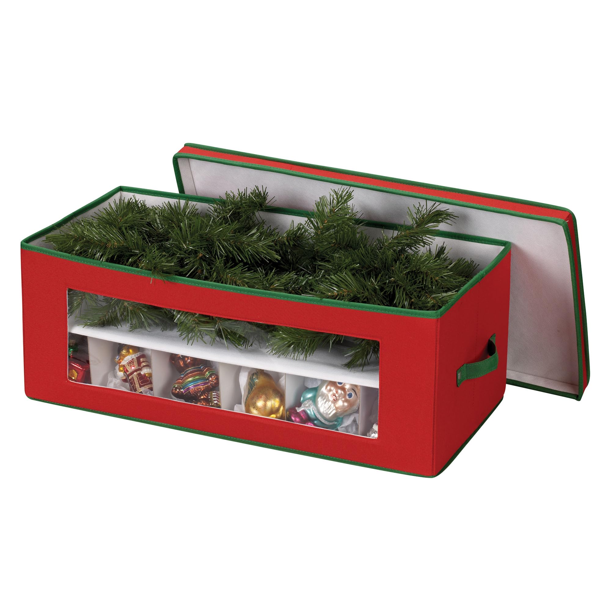 Household Essentials close-up of adjustable dividers to customize compartments and protect pieces
