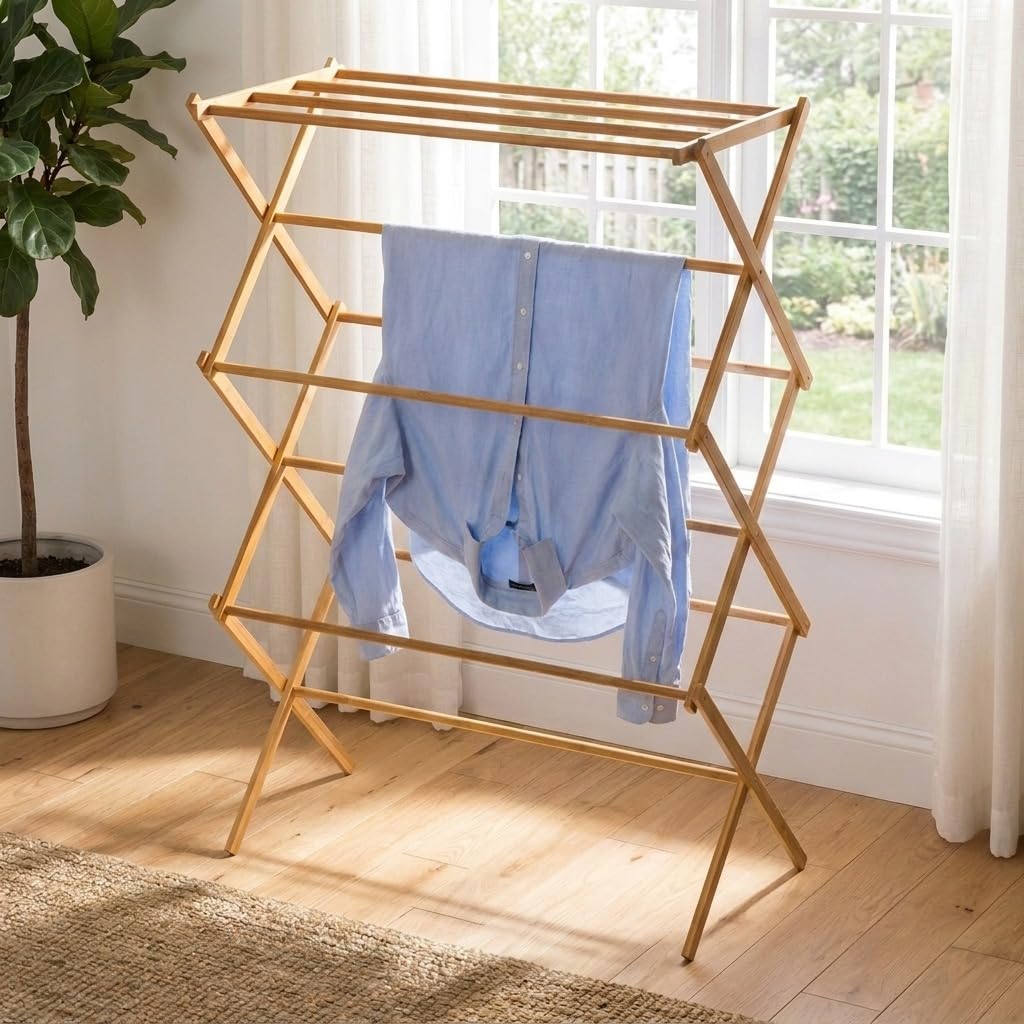 Household Essentials lower bar spacing promoting airflow for faster drying