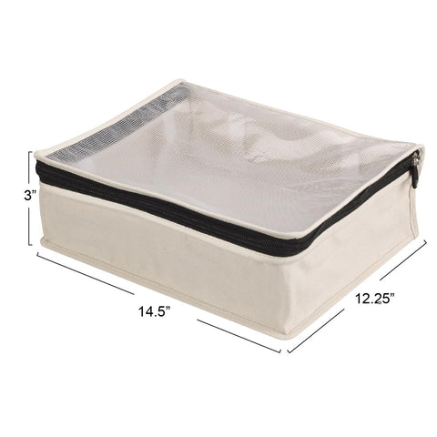 Household Essentials clear top window offering quick visibility and easy selection