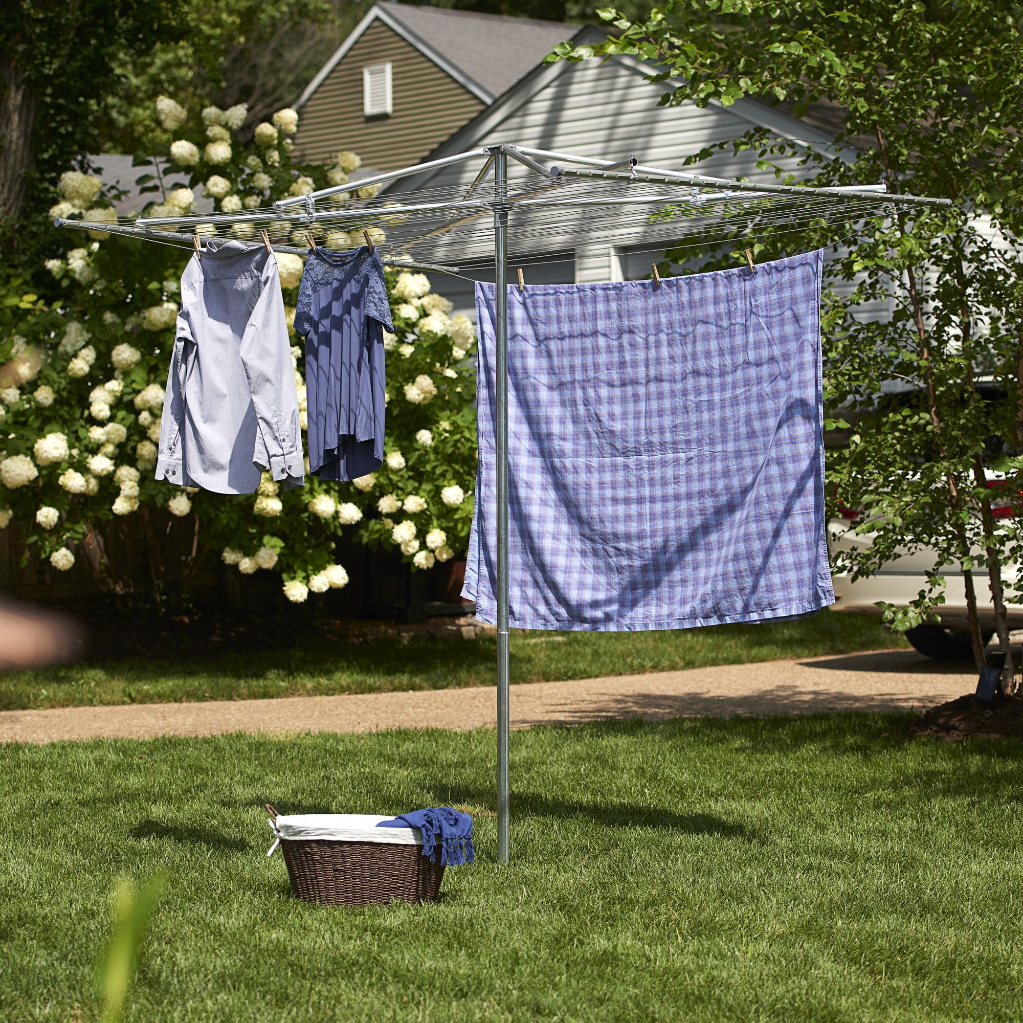 Household Essentials close-up of rotating top showing smooth access to clothes lines