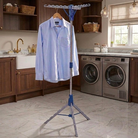 Household Essentials folded rack stored in closet showing compact storage advantage