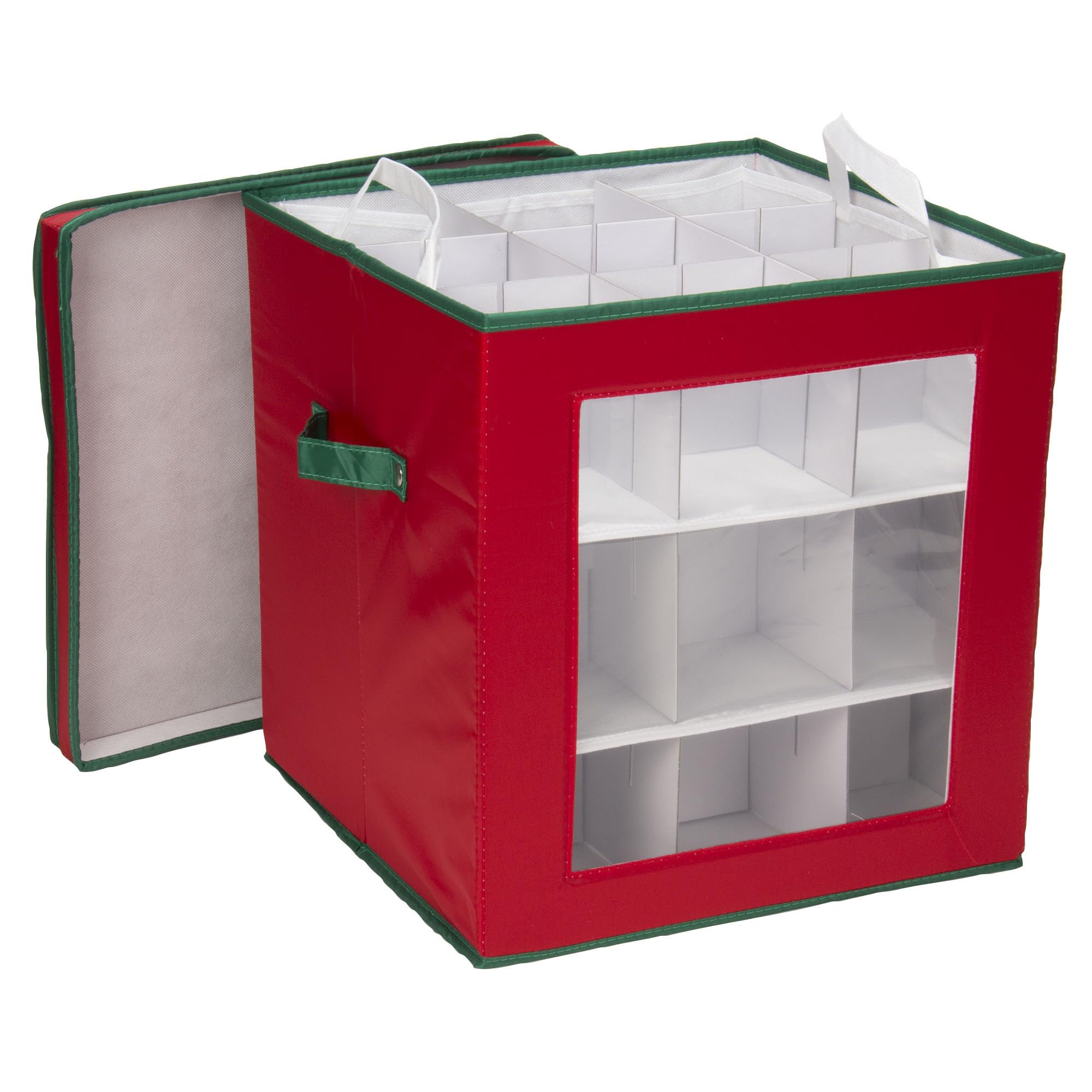 Household Essentials front view clear panel showing contents for quick selection