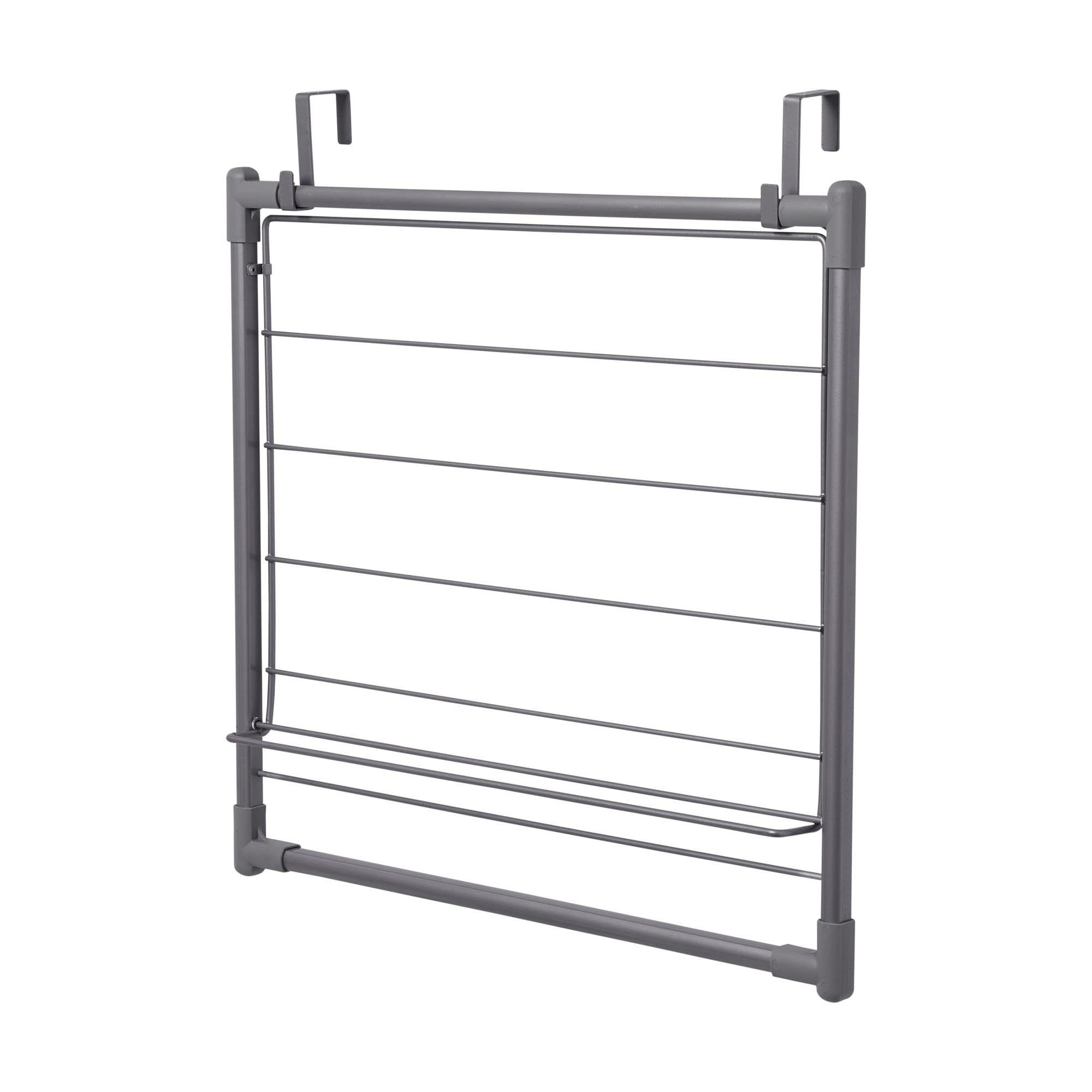 Household Essentials front view over-the-door drying rack showing compact design