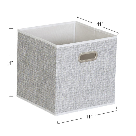 Household Essentials metal grommet handle detail, easy pull-out benefit