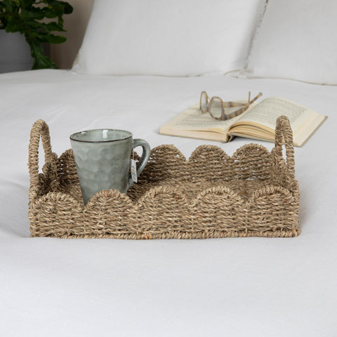 Household Essentials tray shown with measuring tape for size comparison, aiding purchase decisions
