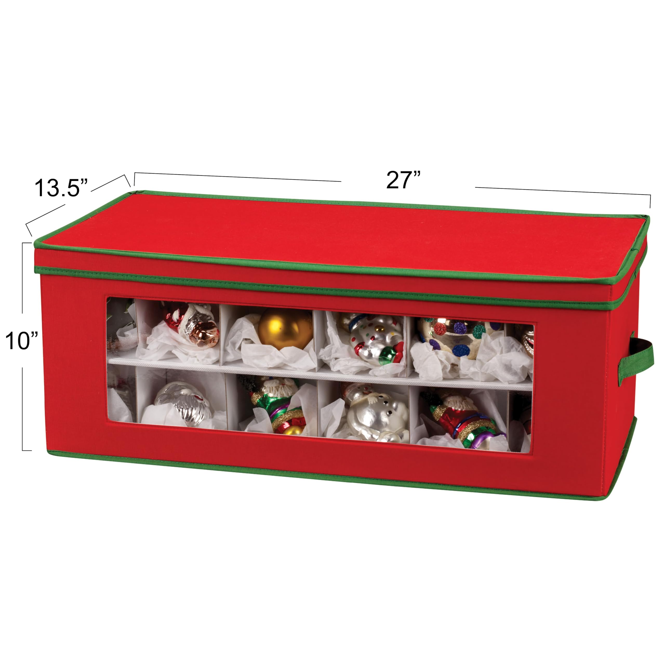Household Essentials open trays holding bulbs, preserving ornaments from scratches and tangles