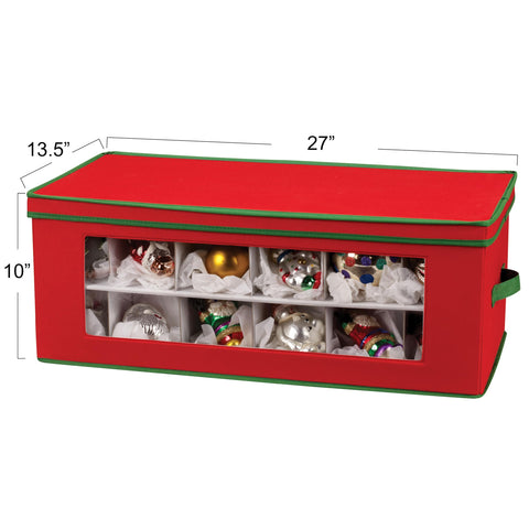 Household Essentials open trays holding bulbs, preserving ornaments from scratches and tangles